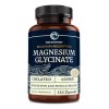 Glicinato de Magnesio Nobi Nutrition 400 mg Magnesium Glycinate Supplement,