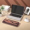 STOGA Wired Mechanical Gaming Keyboard - Mini Retro Style Chocolate