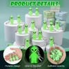 Simgoing 50 Pcs Alien Party Favor, Glow Alien Keychains Bulk,