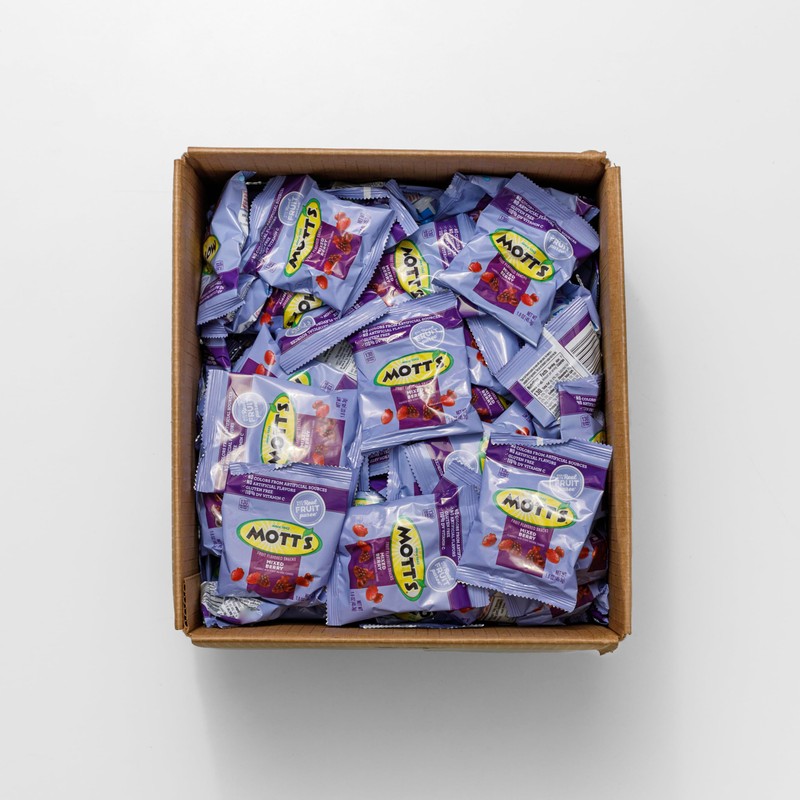 Mott's Mixed Berry Fruit Snacks, 1.6 Oz, 144 Count