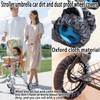 PLATEYTR 8pcs Wheel Covers, Stroller Wheel Protectors, Waterproof and Dirt
