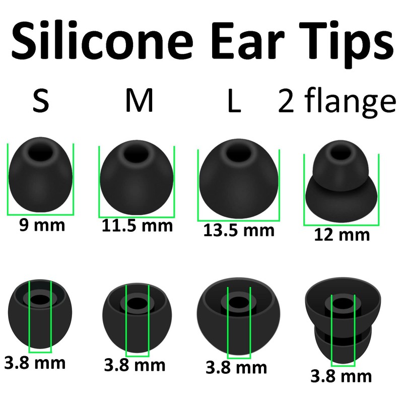 A-Focus [8 Pairs] WF-1000XM5 WF-1000XM4 Ear Hooks Tips 【 Memory