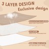 Newwiee Large Muslin Pullover Baby Bibs Full Coverage Toddler Slip
