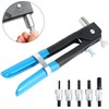 191pcs Heavy Duty Blind Rivet Nut Kit Set, Riveter Tool,