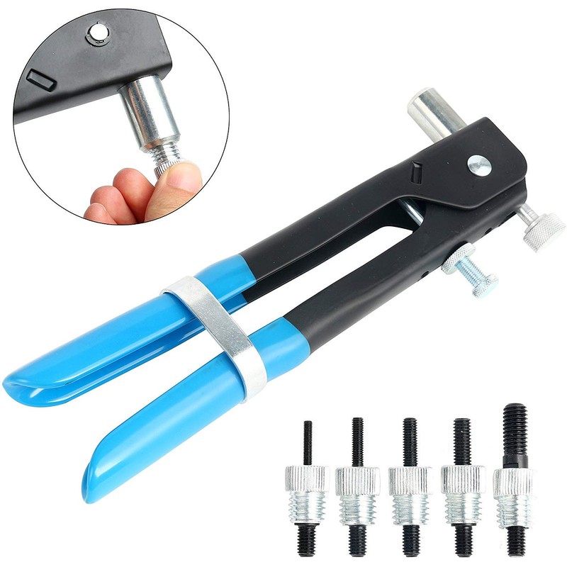 191pcs Heavy Duty Blind Rivet Nut Kit Set, Riveter Tool,