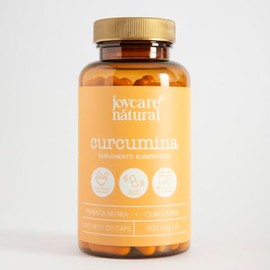 Curcumina Suplemento Alimenticio Pimienta Negra Curcumina Ingredientes Naturales Vegano 120 Capsulas 500mg