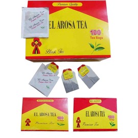 Al Arousa Alarousa Black Tea Bags Teas Indian Kenyan Organic Traditional Egyptian Dust Egypt Arabian Strong Rich Pure Oriental Natural Taste Breakfast ( 200 Tea Bag ) شاى العروسة