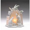 Appletree Design Bethlehem Holy Family Nativity, Lighted, 7-1/2-Inch Tall, Includes