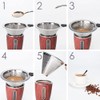 Swetwiny Pour Over Coffee Filter with Stand, Reusable Paperless Coffee