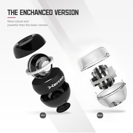 Xerceo Auto-Start Power Gyro Ball, for Wrist & Forearm Training, Black