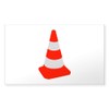 CafePress Traffic Cone Rectangle Bumper Sticker Car Decal