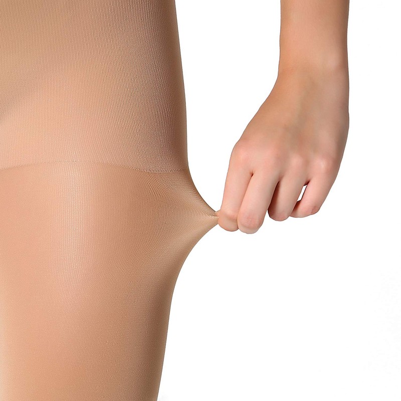 MANZI Women's 1 Pairs Opaque Control-Top Tights 70 Denier Suntan