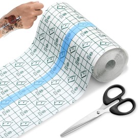 Vendaje para Tatuajes, 10 m * 15 cm Cinta Película Transparente Impermeable