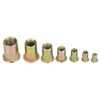 165PCs Rivet Nuts Set Hardware Fastener Hand Tools Knurled Industrial