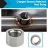 MAX COOL 1PCS M18x1.5 O2 Oxygen Sensor Curve Notched Nut