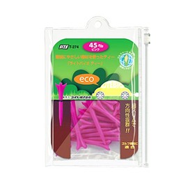 ライト(LITE) ゴルフ ティー ライトバイオティー45mm T-274 ピンク