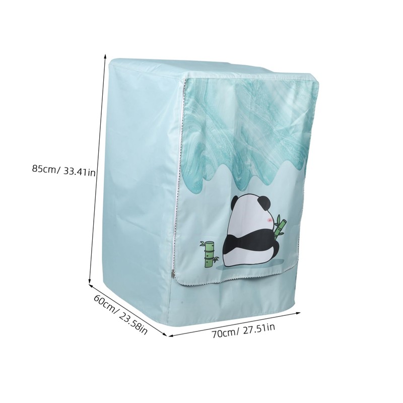 Gadpiparty Washing Machine Cover Protector for Front Loaders Dust Wear-Resistant