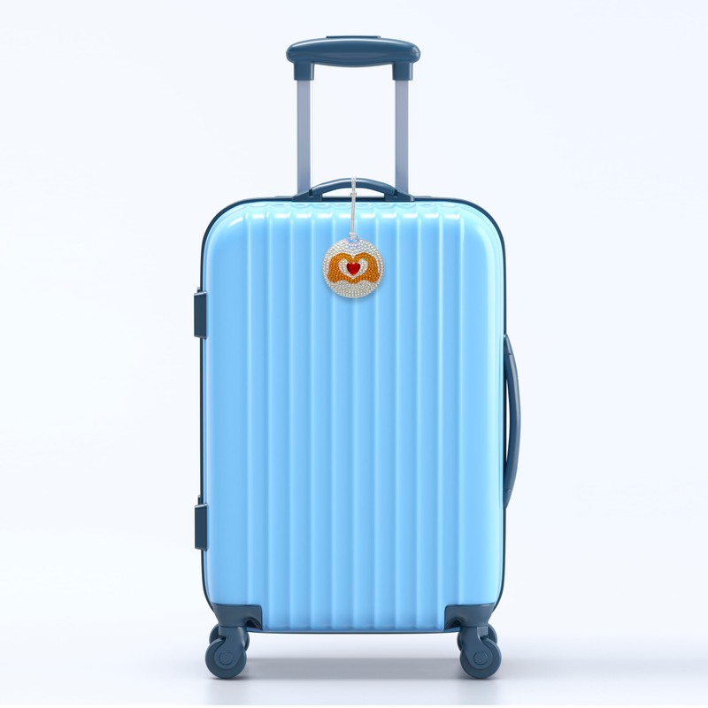 StickerBeans® Heart Hands Bag Tag