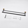 Miyili 30-Inch Bathroom Double Towel Bar SUS 304 Stainless Steel