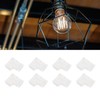 8pcs LED Strip Light Connector Professional Transparent 3Pin L Shaped