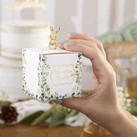 Kate Aspen Woodland Baby Shower, One Size, Favor Box (Set of 24)
