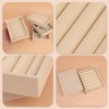 Framendino, 9 Pack Small Jewelry Tray Bulk Stackable Velvet Organizer