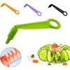 Green Spiral Slicer Portable Cucumber Potato Carrot Slicer Cutter Manual