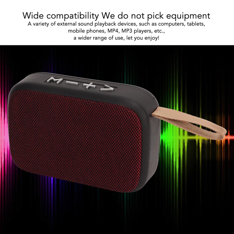 Wireless Bluetooth Speaker Plastic and Fabric Rechargeable 300mah Portable Wireless