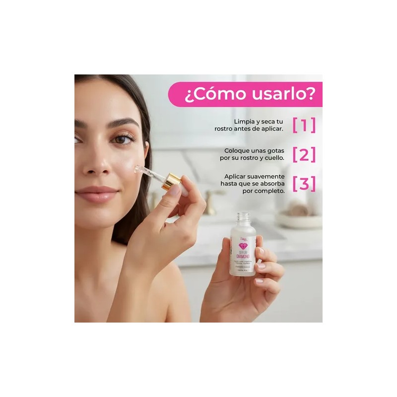 Colágeno Hidrolizada Líquido (puro) Serum Diamond 30ml 4pzas