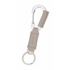 Raymei Fujii NK1079J Keychain, Tinist with Carabiner, Beige