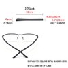 Eyeglass End Tips Ear Sock Pieces Tube Eyewear Anti-Slip Silicone