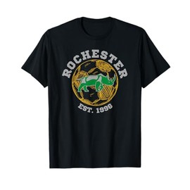 Rochester Soccer Est 1996 Sports Team Athletic Novelty Rhino T-Shirt