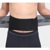 Lower Back Support Belt Black Good Breathability Wear Resistant Adjustable