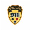 Dispatcher Embroidered 911 Patch Emergency EMS Fire Police - F