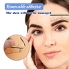 50Pcs Eyebrow Ruler, Disposable Eyebrow Stencils for Women Brow Mapping