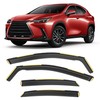 HOPE YOU READY Shatterproof in-Channel Window Rain Guards for 2015-2021