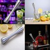 8" Muddler for Cocktails, Professional Stainless Steel Muddler for Old
