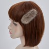 Lala 천연 밍크털 똑딱핀(LALA-H676) Natural Mink Fur Hair Clip (LALA-H676)