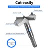 FOCMKEAS 85mm丨3.35 Inch Forstner Drill Bit with Hex Shank Double-Flute