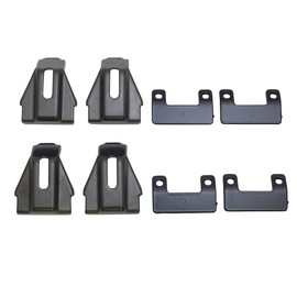 Terzo (by PIAA) SR3 Roof Carrier, Base Carrier, Vehicle Specific Mounting Holder Set, 4 Pieces, Direct Roof Rail Type, Black, For Aerobar (Mitsubishi RVR Outlander, Eclipse Cross Others)