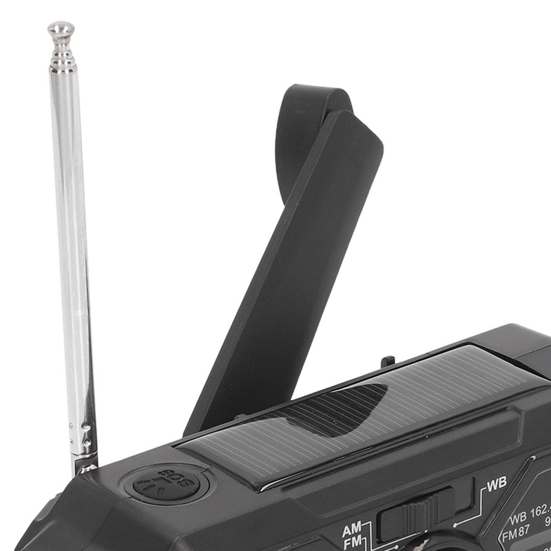Solar Hand Crank Radio NOAA Portable Multifunctional Hand Crank Weather