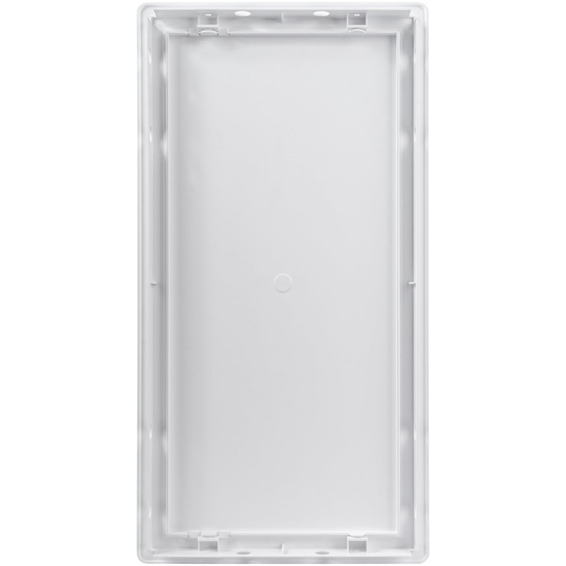 HVAC OV 8 x 16 Inch White Square ABS Plastic