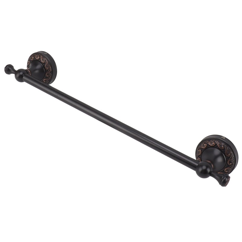 Towel Bar Copper Retro Space Saving 40CM Multifunctional Tilt Proof