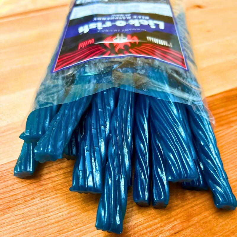 Blue Raspberry Licorice Candy | LICK-O-RISH 3 Pounds Total (Set