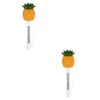 Kisangel 2pcs Practical Pool Thermometer Adorable Pineapple Shape Accurate Temp
