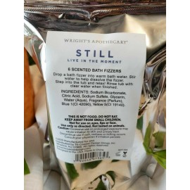 Wright's Apothecary - Scented Bath Fizzers, 4 & 6 pc packs, Various Fragrances - Ocean Mist (Blue) - 6 Pc