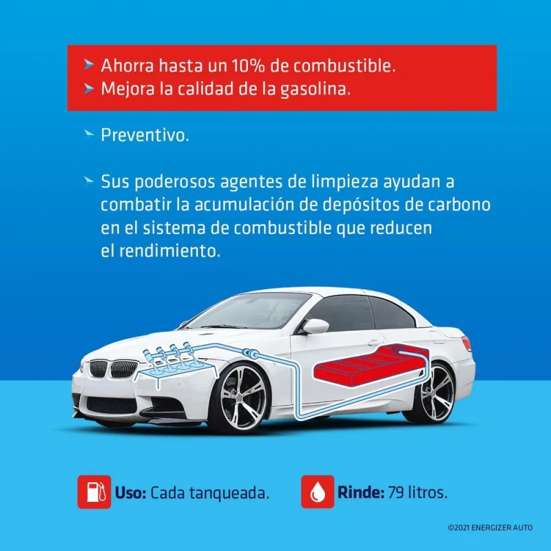 Aditivo Y Tratamiento Para Combustible Gasolina Stp 155ml