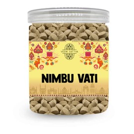 Vedik Sattva Natural Nimbu Vati | Homemade Indian Taste | 3.52 OZ (100 gm) | PACK OF 1