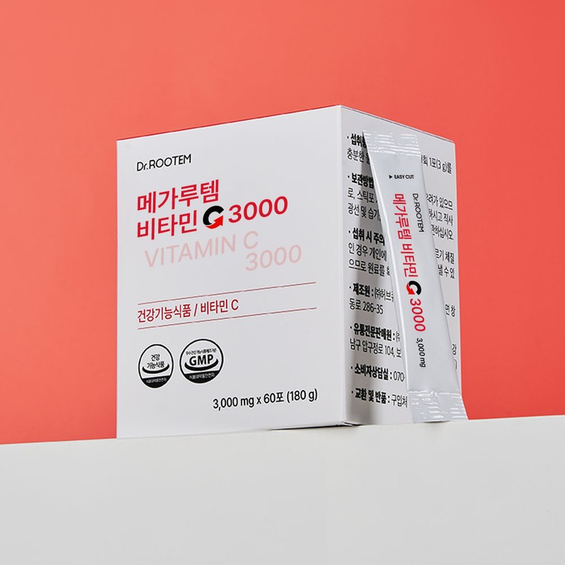 Dr. Rootem Megarootem Vitamin C 3000 High-content Vitamin C Powder
