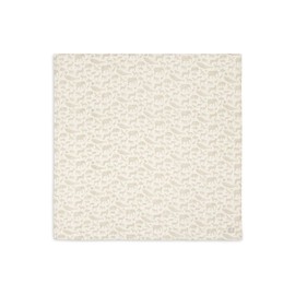 Jollein 535-852-67044 Muslin Cloths / Swaddle Set of 2 Animals Nougat / Beige (115 x 115 cm)